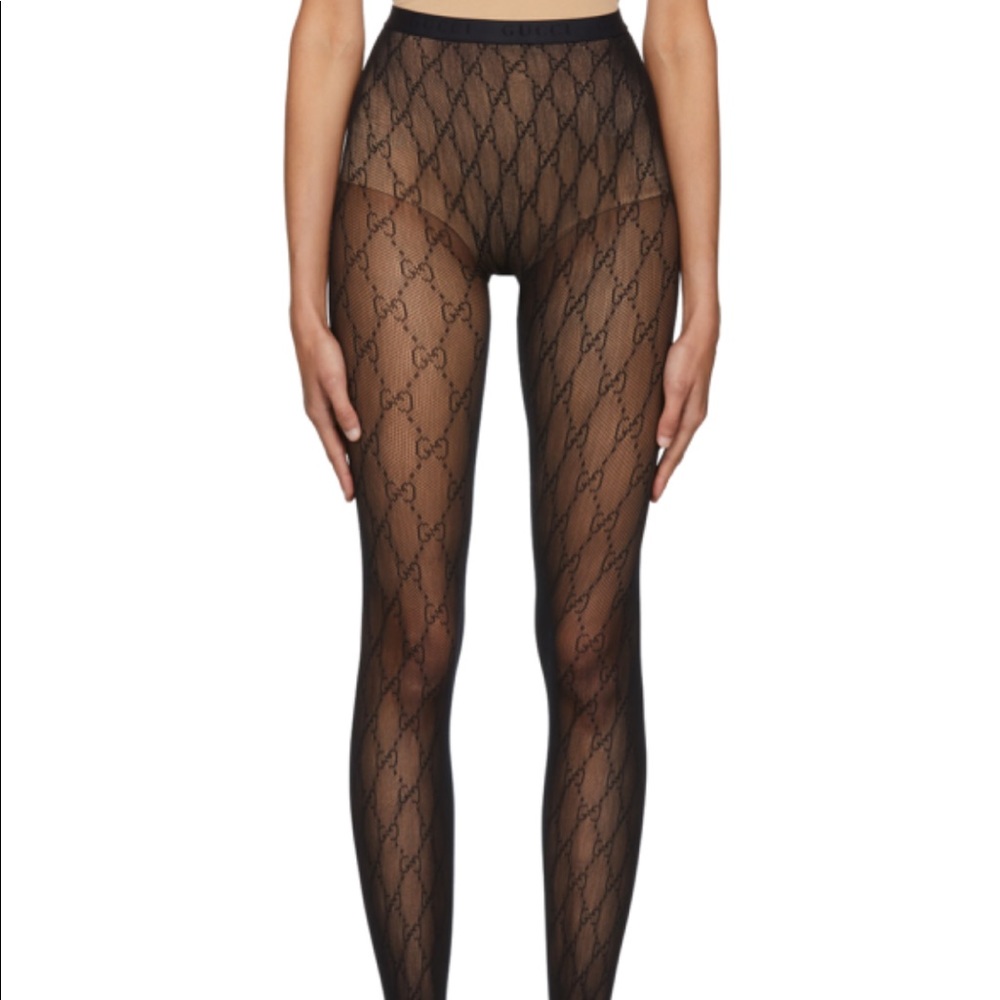 Black Gucci tights